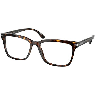 #ad Prada Men#x27;s Eyeglasses Tort Plastic Full Rim Frame PRADA 0PR 14WV 2AU1O154