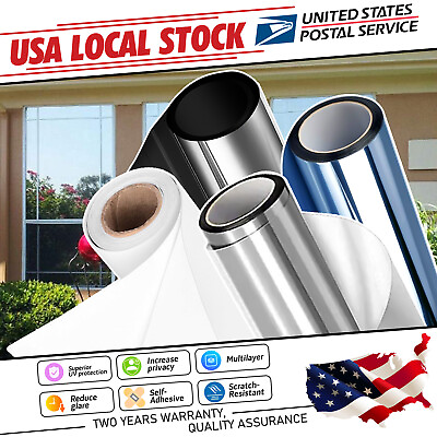 #ad Uncut Roll Window Tint Film 5% 15% 20% for Car Home Office Glass Tool USA