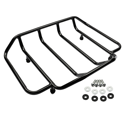 #ad Top Rack Rail Tour Pak Pack Luggage Trunk For Harley Touring Road Street