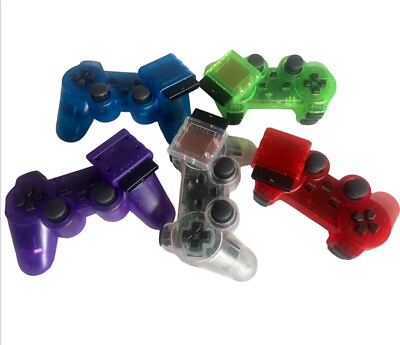 #ad 1 2Pcs For PlayStation PS2 2.4GHz Vibration Wireless Controller Gamepad