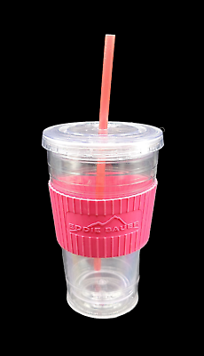 #ad Cool Gear International Eddie Bauer Double Wall Cup 20 oz BPA Free Pink EUC $13.95