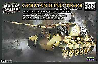 #ad Plastic Model 1 72 King Tiger German Army Ss 501St Heavy Tank Battalion Ardennes
