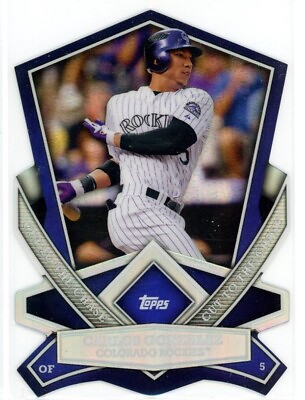 #ad 2013 Topps Baseball Series 1 Cut To The Chase Die Cut Carlos Gonzalez #CTC 6