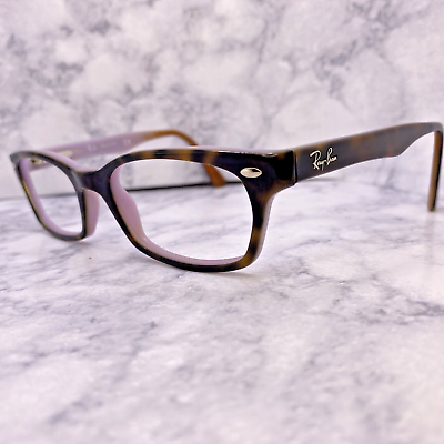 #ad Ray Ban Eyeglasses Authentic Frame RB 5150 5240 50 19 135 MM Tortoise Purple