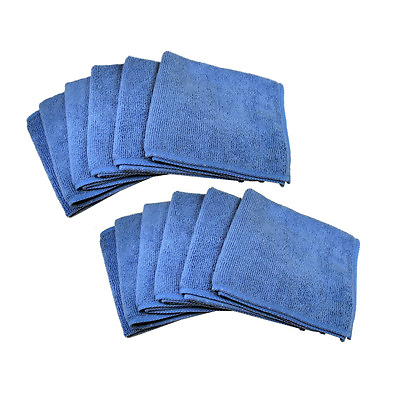 #ad 12 Microfiber Towel Cleaning Cloth for LED TV Computer Tablet Auto Detailing