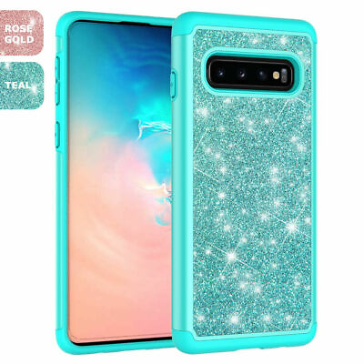 #ad For Samsung Galaxy S10 S10 Plus S10e Hard Phone Case Bling Glitter Armor Cover