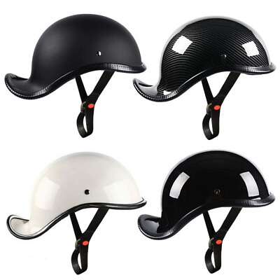 #ad NEW Motorcycle Helmets Baseball Cap Style Motorbike Novelty Half Face Hat Helmet