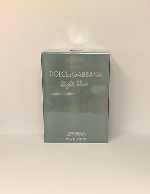 #ad Dolceamp;Gabbana Light Blue 4.2oz Men#x27;s Eau de Toilette New