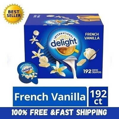 #ad International Delight French Vanilla Creamer Singles 192 ct.