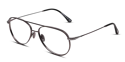 #ad NEW AUTHENTIC TOM FORD TF 5693 B 008 Gunmetal Blue Light Eyeglasses 57mm 16 145