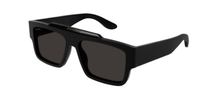 #ad Gucci GG1460S 001 Black Grey Square Men#x27;s Sunglasses