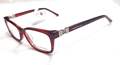 #ad Elizabeth Arden EA1200 2 Red Oval Eyeglasses Frame 51 15 135 NEW
