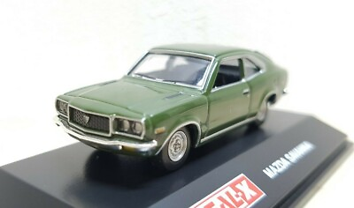 #ad 1 72 Real X Rotary Collection MAZDA SAVANNA RX 3 GREEN diecast car model