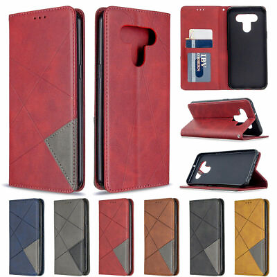 #ad For LG K61 K51 Luxury Magnetic Leather Flip Wallet Card Stand TPU Case Cover