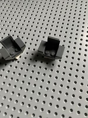#ad Lego MOC Minifigure Accessory Furniture Office Chair on Swivel lot of 2 grays $2.99