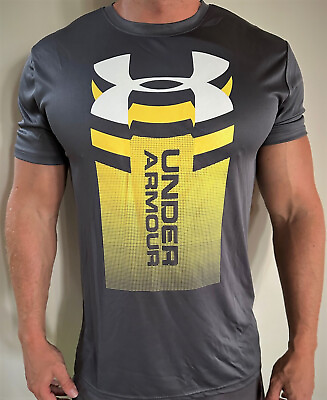 #ad UA Under Armour Men#x27;s Arrow Logo Tee Top Athletic Muscle Gym Shirt New With Tags