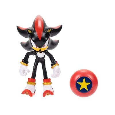#ad Sonic The Hedgehog 4 Articulated Figure Modern Shadow with Red Spring