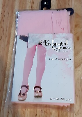 #ad Child Light Pink Opaque Tights XL