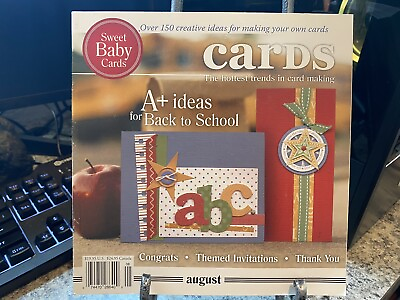 #ad Cards The Hottest Trends in Card Making Book Magazine August 2007 Issue 8