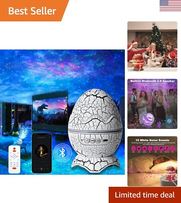 #ad Bluetooth Speaker with Timer amp; Remote Control Starry Nebula LED Night Light