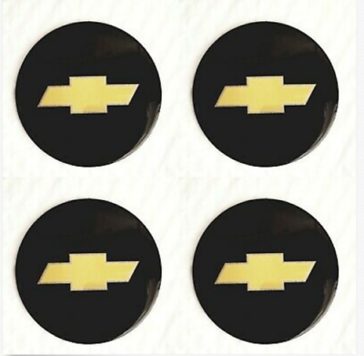 #ad 4pcs NEW Wheel Center Cap Logo Sticker Decal Emblem 3.5quot; 88mm CHEVY CHEVROLET