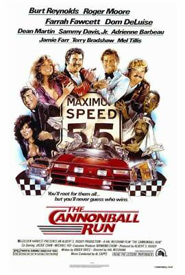 #ad CANNONBALL RUN Movie Poster 27x40quot; Theater Size Licensed New USA