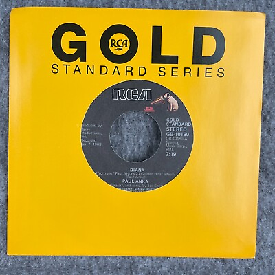 #ad PAUL ANKA Diana Put Your Head On My Shoulder 45 RCA Gold Standard GB 10180 NEW