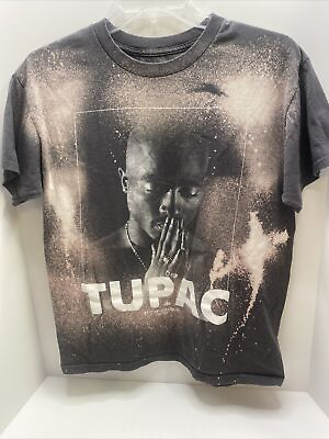 #ad Tupac Shakur 71 T Shirt 1971 1996 2PAC Prayer Rap Tee