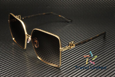 #ad DOLCE amp; GABBANA DG2279 02 13 Gold Gradient Brown 60 mm Women#x27;s Sunglasses