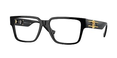 #ad NEW Versace 3346 Eyeglasses GB1 Black 100% AUTHENTIC