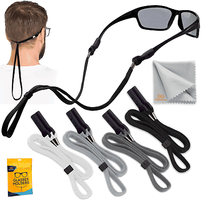 #ad Eye Glasses Holders Around Neck Sunglasses Strap Anti Slip Strap 4 Pack 23 inch