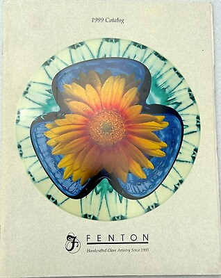 #ad Vintage FENTON ART GLASS 1999 Catalog 48 Page Booklet