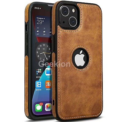 #ad For Apple iPhone 15 14 Plus 13 12 11 Pro XR XS Max Case Leather Shockproof Cover