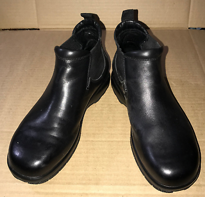 #ad Dunham Copley Women Boots Shoes Size 11 AA WR5902 BLACK LEATHER Slip On Style