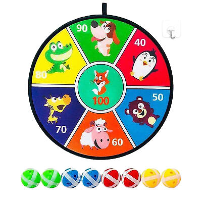 #ad Funny Dart Board With Sticky Ball Carnival Game 8 Sticky Ball Hook Sports Games