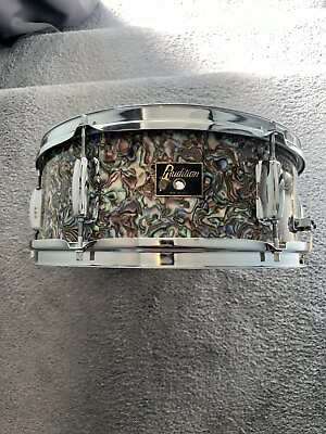 #ad Vintage Audition Snare Drum 5.5x14 Abalone Pearl Finish 6 Lug Exc. Cond. Fat Ton