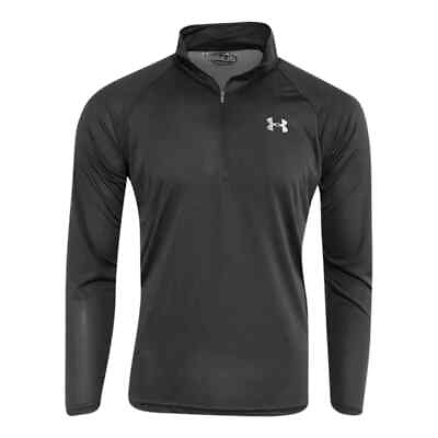 #ad UA Under Armour T Shirt 1 2 Zip Tech Muscle Pullover Long Sleeve Men#x27;s