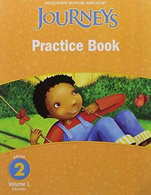 #ad Houghton Mifflin Harcourt Journey Practice Book Grade 2 Vol. 1 GOOD