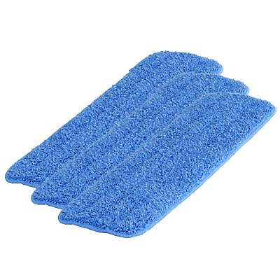 #ad ™ 20 inch Microfiber Mop Pads Machine Washable Reusable Refills amp; Replaceme...