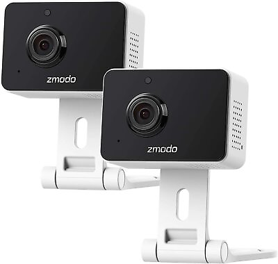 #ad Zmodo 1080p 2pack Mini WiFi Camera Two Way Audio Video Baby Monitor