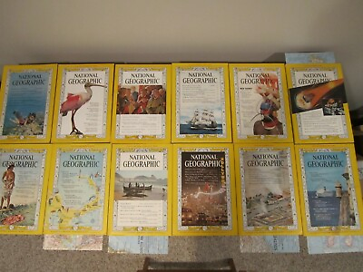 #ad 1962 NATIONAL GEOGRAPHIC MAGAZINES with Maps You Pick Discounts