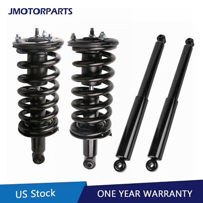 #ad 2 Front amp; 2 Rear Complete Struts Shock Absorbers For Nissan Titan 4WD 2004 2015
