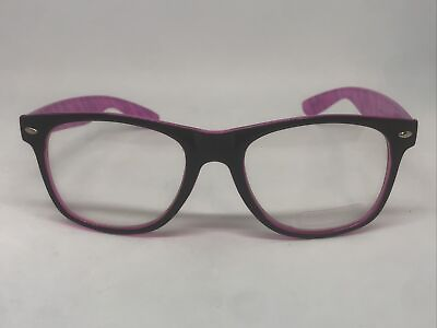 #ad Eye glasses Frame Girls Pink Purple Wayfarer Tortoise Retro Style