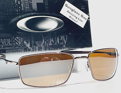 #ad NEW Oakley SQUARE WIRE Tungsten POLARIZED Tungsten Lens Sunglasses 4075 06