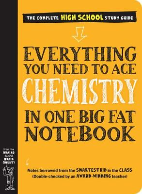 #ad Everything You Need to Ace Chemistry in One Big Fat Notebook Big Fat Not GOOD