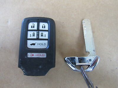 #ad Honda Driver 2 Keyless Entry 6 Button Hideaway Key Fob OEM A2C80084300