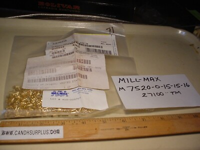#ad Mill Max M750 0 15 15 16 Connector pin. 71 grams