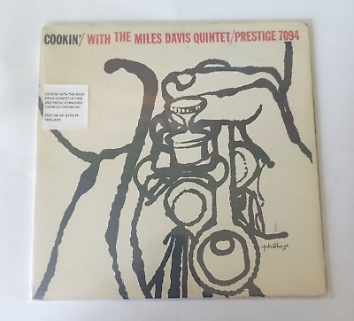 #ad Cookin#x27; With Miles Davis Quintet Lp 1958 2nd Press Ultrasonic Clean VG Strong G