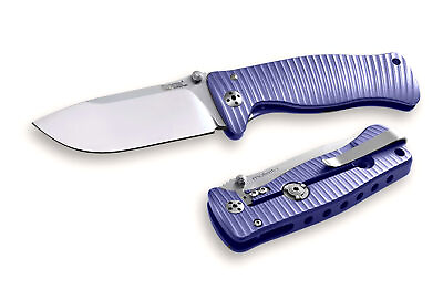 #ad LionSteel Knives SR2 Frame Lock SR2 V Sleipner Steel Violet 6AI4V Titanium