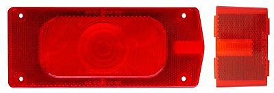 #ad Optronics Replacement Red Tail Light amp; Side Marker Lens For ST36 37 Lights